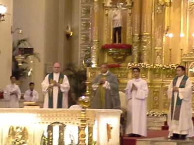 Bishop Concelebrating Mass