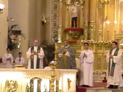 Bishop Concelebrating Mass