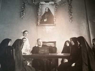 Mother Cabrini and Cardinal Mundelein